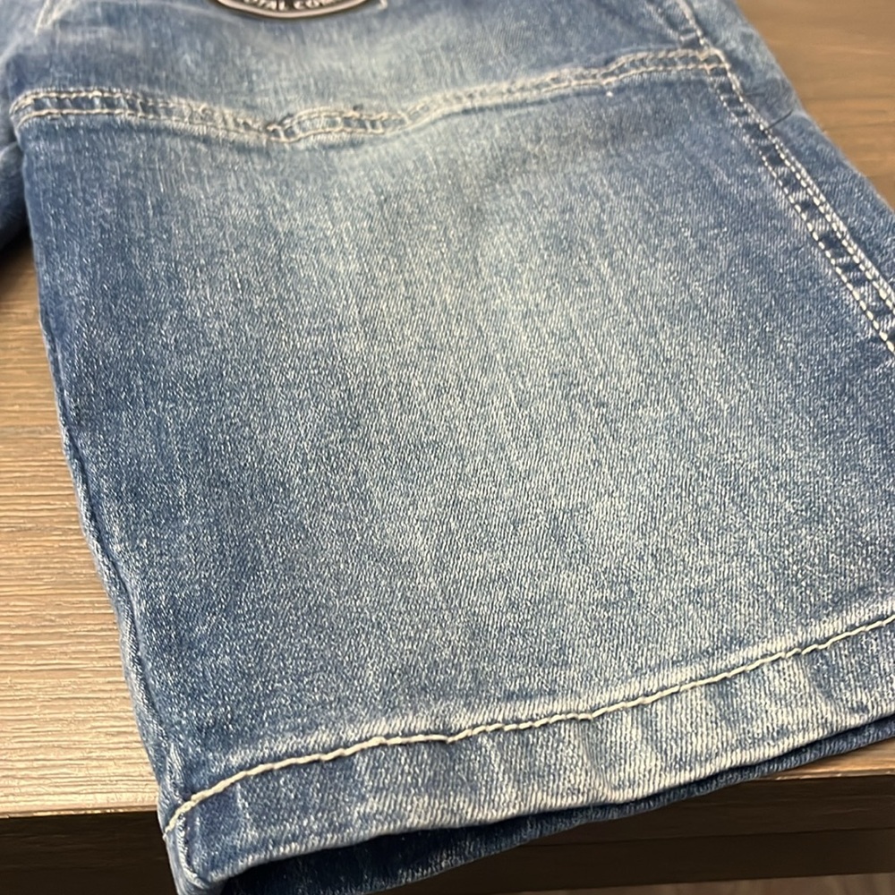 NWT! HAWK boy’s Blue Denim Flex Shorts. 10/12 - Picture 3 of 10
